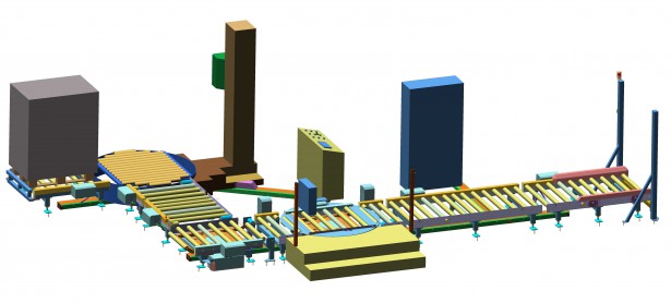 Výkres balicí linky (příklad) Výkres balicí linky (příklad)